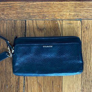 LIKE NEW Coach Black Leather Wallet